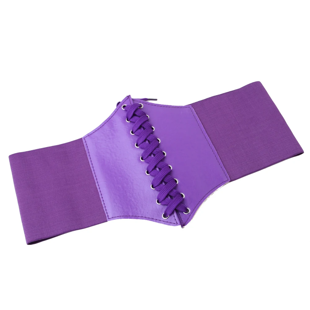 Retro Vintage Women Corset Lace Up Design 2021 Fashion Gothic Purple Black Red Sexy Belt High Quality Bustier