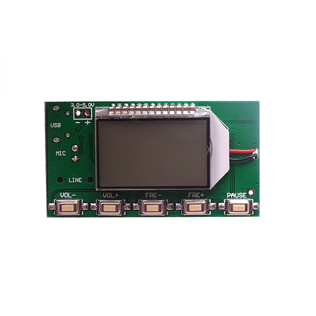 

A5-- DSP PLL 87-108MHz Stereo FM Transmitter Module Digital Digital Wireless Microphone Board Multi-function Frequency Modulatio