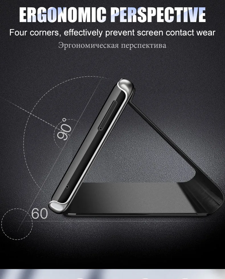 Чехол для Xiaomi mi Note 10 с противоударной откидной крышкой из искусственной кожи mi rror умный Роскошный чехол для телефона для xiomi Xiaomi mi Note 10 6,47 дюймов