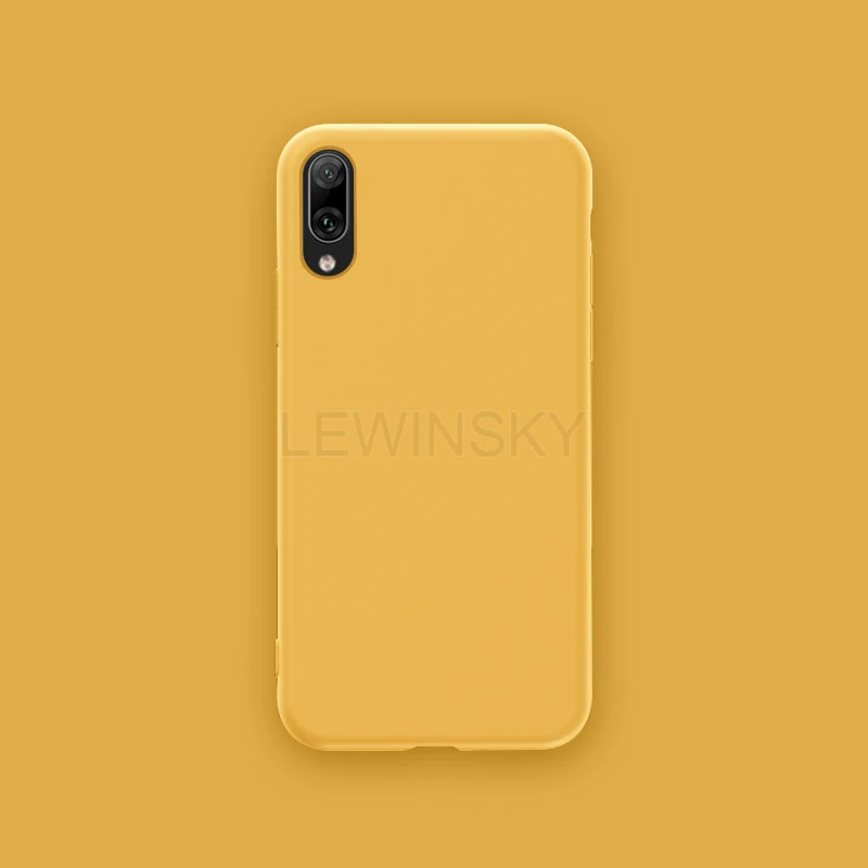 Силиконовый матовый чехол ярких цветов для Honor 9X9 10 lite 8X 8A View 20 7C 7A Pro Чехол из мягкого ТПУ Ультратонкий чехол для телефона