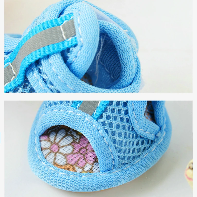 Босоножки для маленьких собак 4 шт. повседневная нескользящая обувь домашних