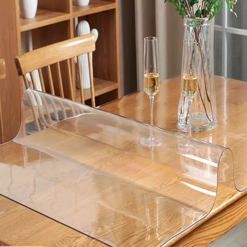 Transparent Plastic Tablecloth Cover Protector PVC Clear 152x228cm Brand New 