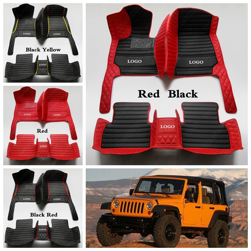 Custom Car Floor Mats For Jeep Commander Compass Renegade Wrangler Patriot  Grand Cherokee All Weather Suv Foot Pads Carpet Cover - Floor Mats -  AliExpress