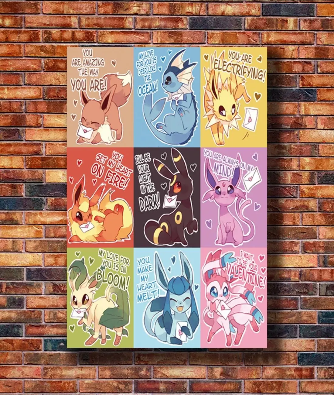 20x30 24x3 6 мультфильм японское аниме Pokemon Game художественный постер картина живопись