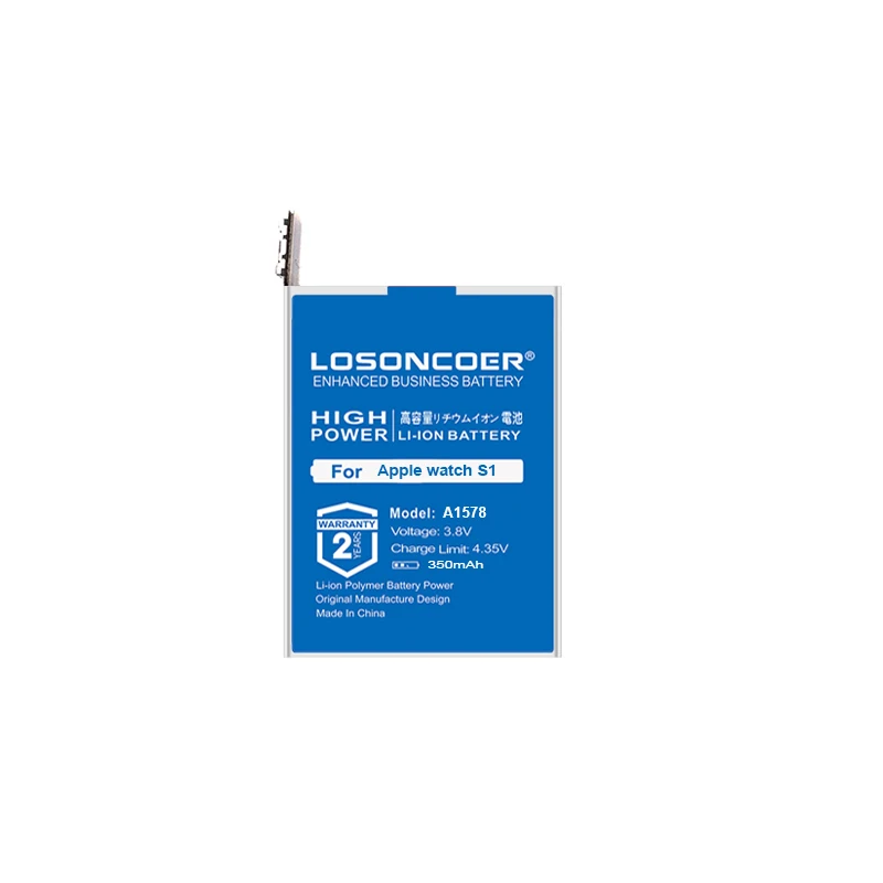 LOSONCOER A1578 350mAh аккумулятор для Apple watch Series 1 Series 2 38 мм 42 мм реальная емкость Series1 Series2 батарея+ быстрое поступление