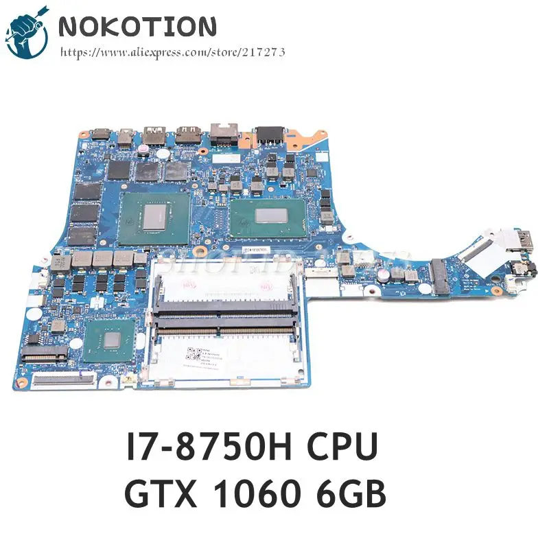 Fy510 Nm-b962 5b20s93034 Main Board For Lenovo Y7000p Y530-15ich Laptop  Motherboard I7-8750h Cpu Gtx 1060 6g Gddr5 - Laptop Motherboard - AliExpress
