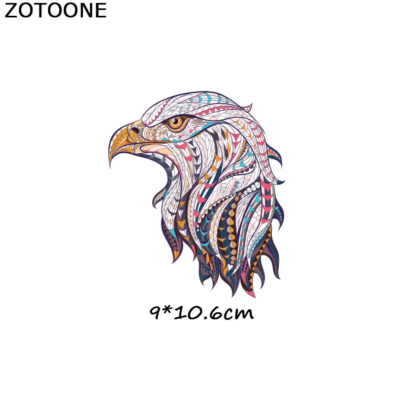 ZOTOONE наклейки с животными для железной одежды аксессуары DIY футболки Платья моющиеся теплопередачи - Цвет: ZT1063