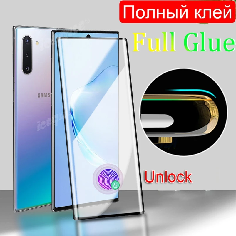 Full Glue Tempered Glass For Samsung Galaxy S Plus S10 5g Note Ultra S9 S8 Note 10 Plus 9 8 Screen Protector Glass Cover Phone Screen Protectors Aliexpress