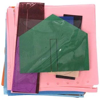 

Handmade Baby Quiet Book 20X20Cm Children Diy Toys Early Education Education Easy To Sew Felt Diy Material Package Castle Secret