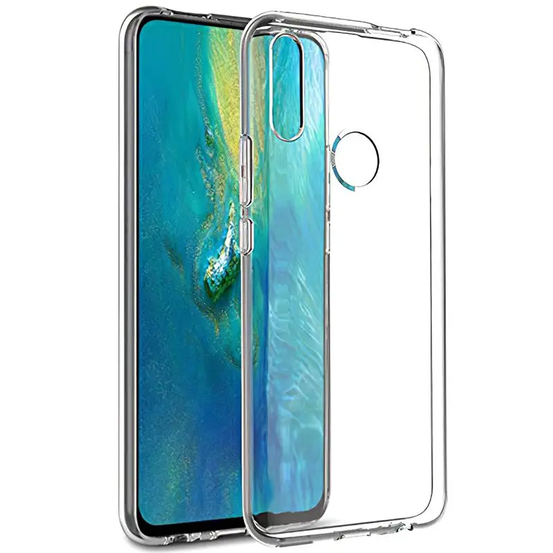 Прозрачный Прозрачный силиконовый чехол для телефона чехол для huawei P Smart Z Мягкий ТПУ Прозрачный чехол 360 защитная задняя панель Y9 Prime PSmart SmartZ Y9Prime гель - Цвет: Прозрачный