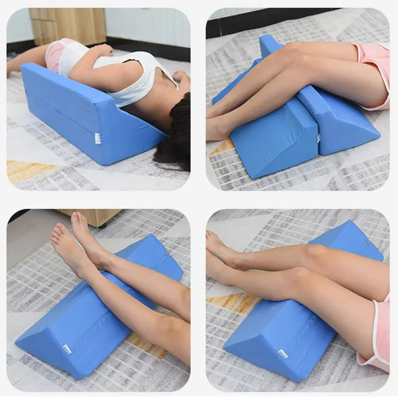 Sleeping Bed Wedge Pillow Leg Elevation Back Lumbar Support Cushions Knee Support Wedge Back lumbar support cushions