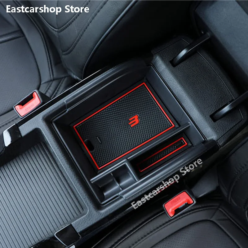 For Kia Seltos Kx3 2020 2021 2022 Car Central Console Armrest Storage
