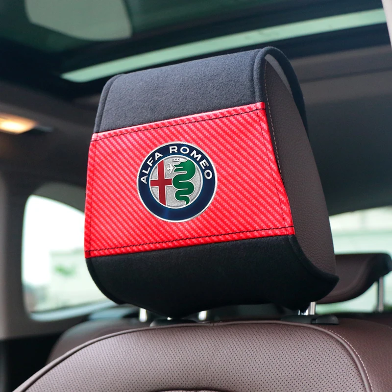 Новинка чехол на подголовник автомобиля с карманом для телефона подходит alfa romeo