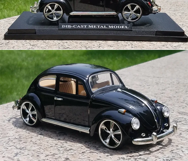 Высокая имитация Ретро Классический Volkswagen Beetle 1:18 сплав модели автомобилей металлические diecasts четыре открытые двери игрушка для детей мини автомобиль