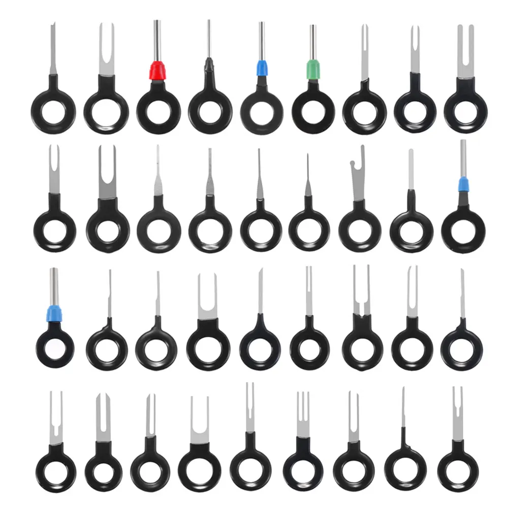 21/36Pcs Car Plug Terminal Remove Tool Set Key Pin Car Electrical Wire Crimp Connector Extractor Kit Accessories