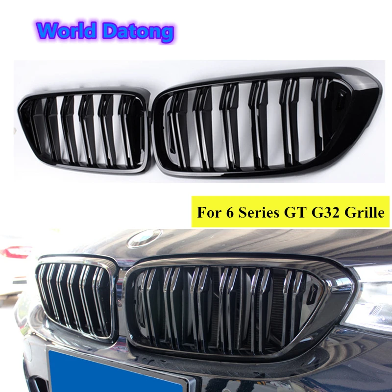 

GT Racing grille mesh ABS double slat black kidney grill For BMW 6 Series GT G32 2018-in