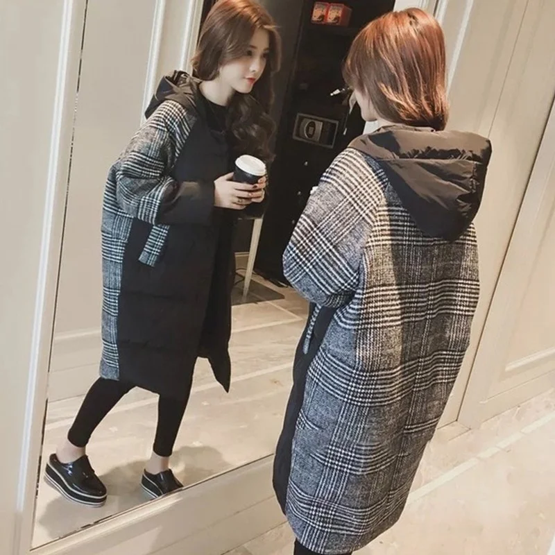 Рисунок 3 - Женское зимнее пальто в клетку