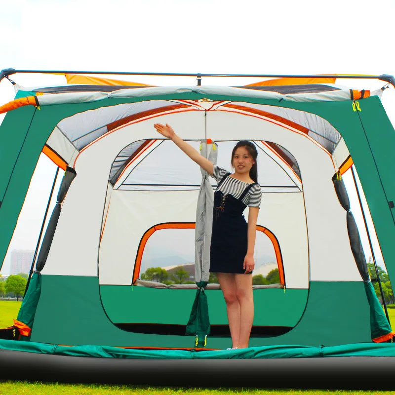 Открытый тент водонепроницаемый Carpas De кемпинговые палатки двухслойные сверхлегкие пляжные палатки для 8 человек туристическая палатка для путешествий Barraca Acampamento