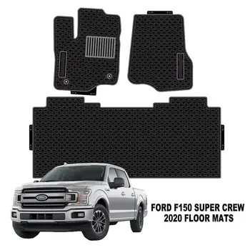 

For Ford F150 Floor Mats 2020 Super Crew Custom Made Car Truck Mat Black Heavy Duty