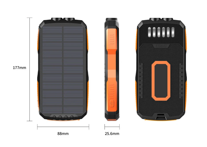25000mAh Wireless Solar Power Bank for iPhone 12 Samsung S21 Xiaomi Poverbank Portable External Battery Fast Charger Powerbank magnetic wireless power bank