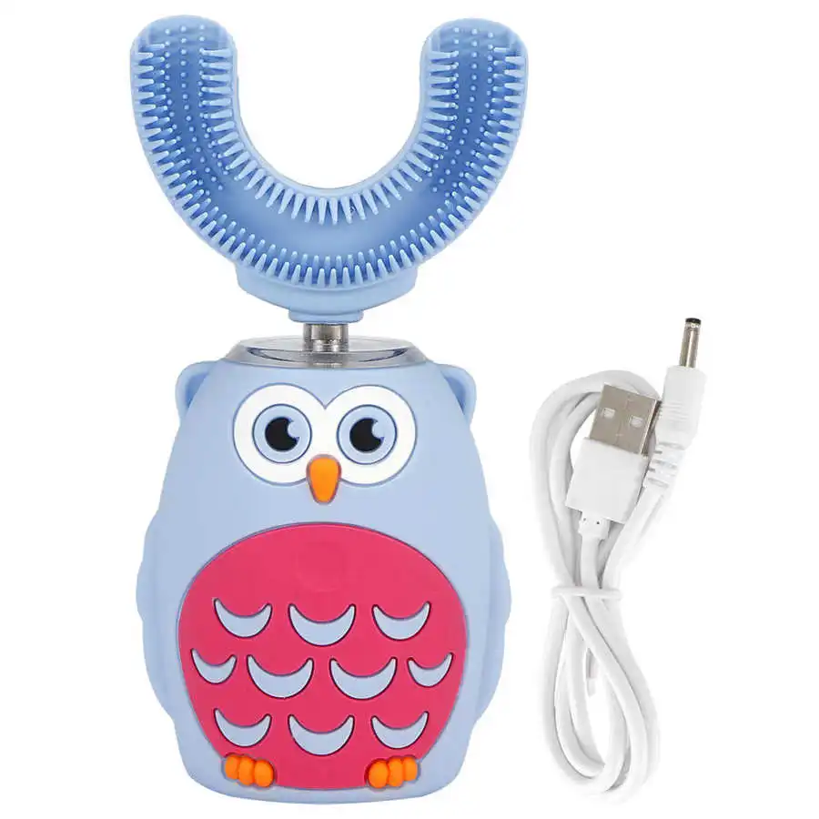 Intelligent Automatic Electric Toothbrush for Children USB Rechargeable -Shaped Electric Toothbrush Kid Teeth Cleaning Tools Intelligent Automatic Electric Toothbrush for Children USB Rechargeable -Shaped Electric Toothbrush Kid Teeth Cleaning Tools