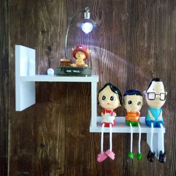 

Trapezoidal shelf shelf panel partition decoration shelf wall frame 3