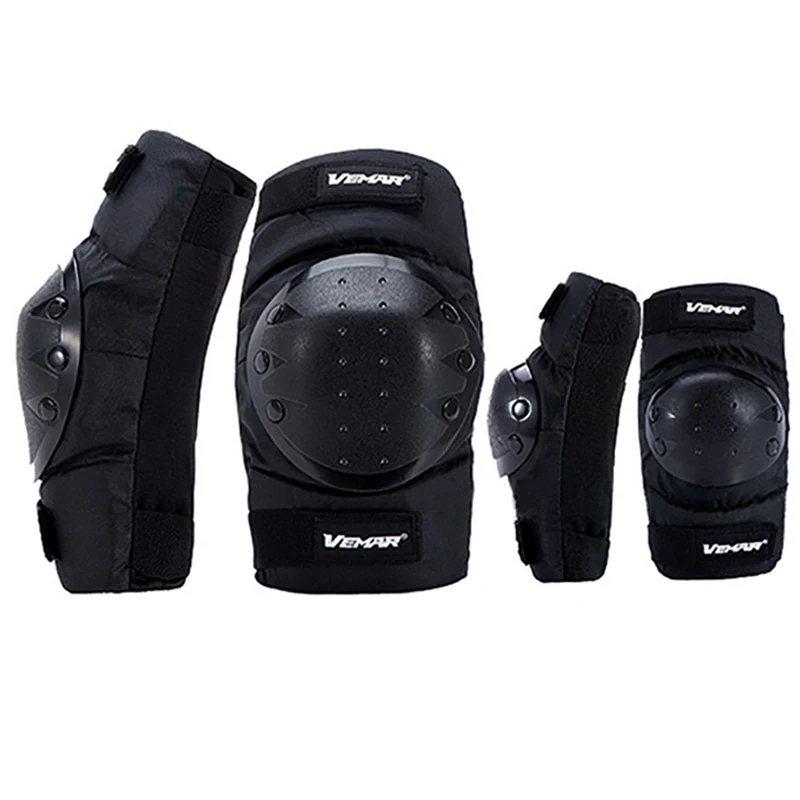 Мотоциклист наколенники и налокотники Pads-4pcsMotocross защищает колени Колено Щитки