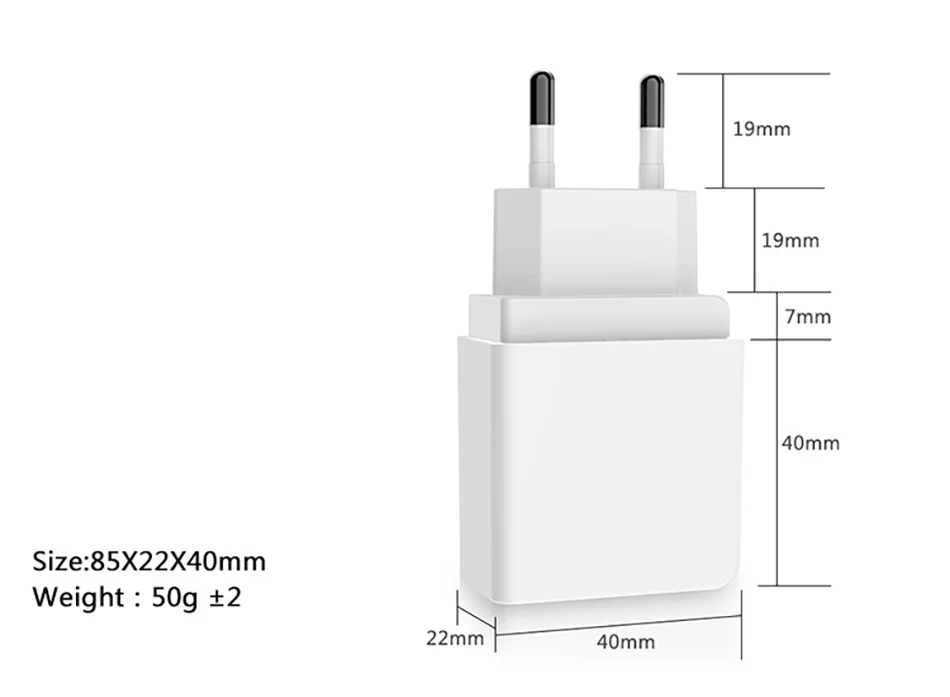 !ACCEZZ QC 3.0 EU Plug Fast Charge For Samsung Huawei LG Redmi Quick Charging Adapter For Iphone 8 X XR XS Max Universal Charger (6)