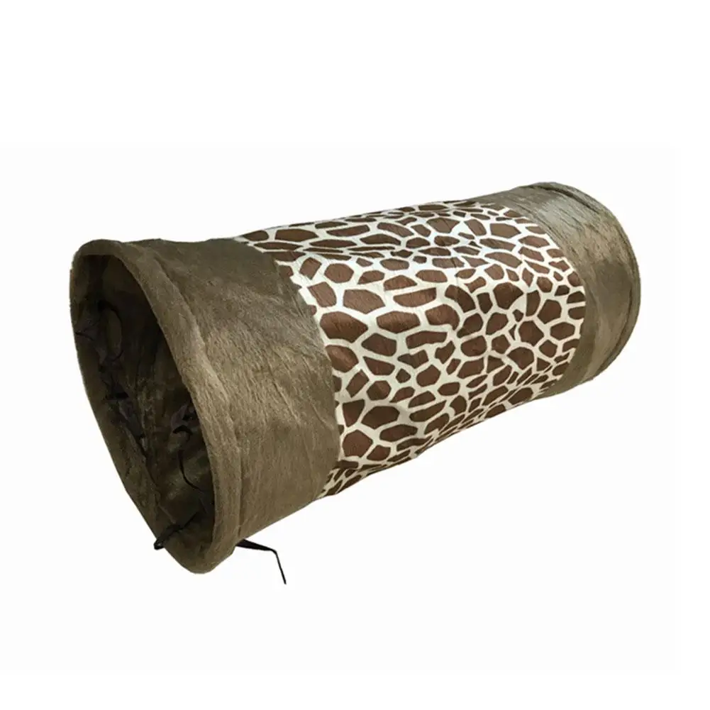 Cat Polyester Tunnel Crinkle Pet Tube Hideaway Play Toy Collapsible Tent Cat Toys for Cat Rabbits Dogs