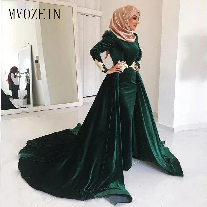Emerald green kaftan dress Clearance