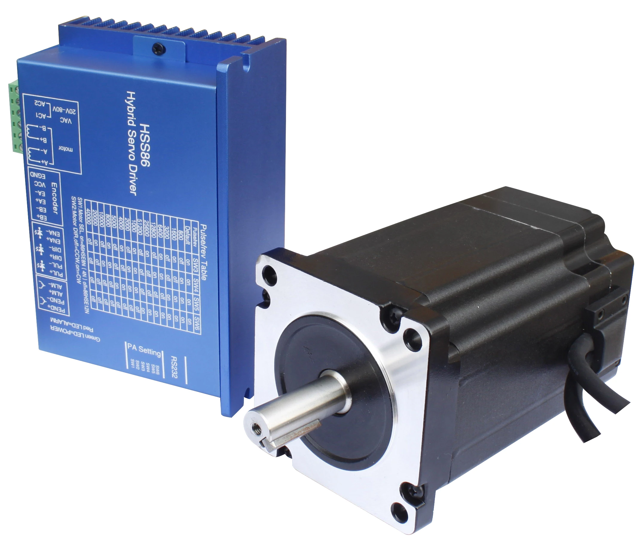 Fácil do Torque 4nm com Motorista Hss86 para o Jogo do Cnc Servo Motor Alto Digital Nema34 3 4nm com motorista digital hss86 para o jogo do cnc