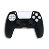 Étui en silicone plus fin pour manette PS5, grand trou de charge