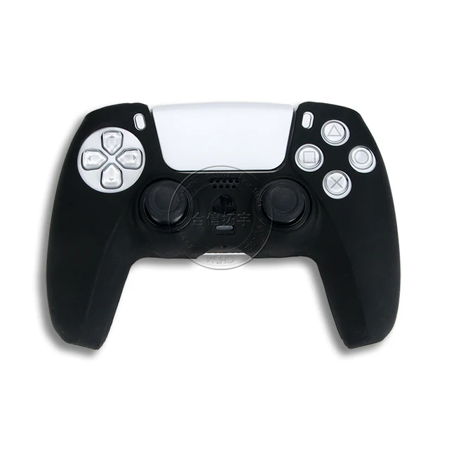 48261-8017f3.jpg Étui en silicone plus fin pour manette PS5, grand trou de charge