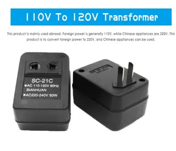 

2 Mode New 220V To 110V Step Down Voltage Converter Power Transformer 70W CN Plug High Quality Voltage Professional Transformer