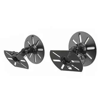 

2pcs Speakers Holder 180 Angle Adjustable Design Speakers Wall Bracket Sound Bar Holder Loading Home KTV Rotation Accessory