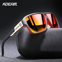 

KDEAM Classic Fashion Men Polarized Sunglasses Metal Frame TAC Mirror Anti-Glare Lens Driving Sun Glasses UV400