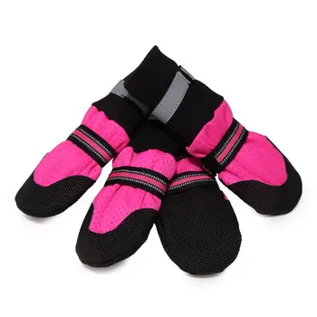

New Pet Supplies Dog Shoes Large Pet Shoes Breathable Soft Bottom Walking Shoes Walking For Large Reflective Polyester