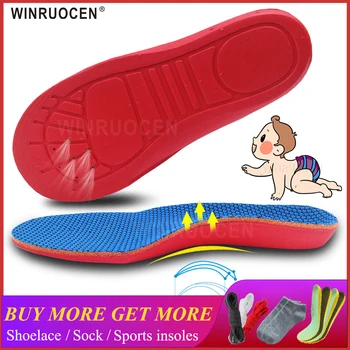 

WINRUOCEN 3D children Arch Support orthopedic insoles for and insole for X-Legs flat insoles Foot Health Care insole shoes