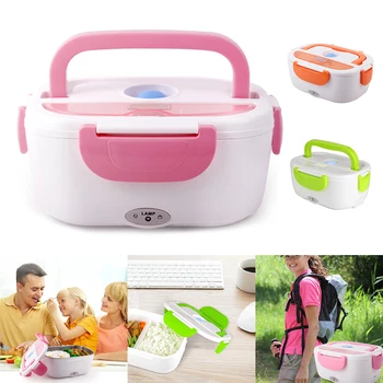 

Creative Electric Heating Food Portable Electric Heating Food Heater Rice Container For Office Car Lunch Box Kitchen Accessories