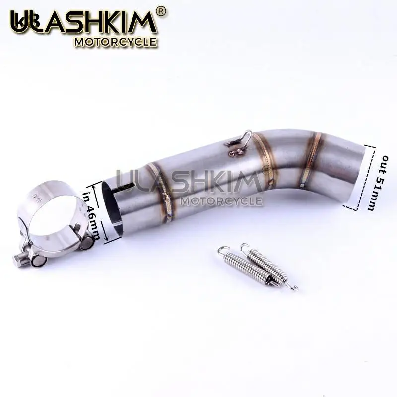 K7 GSXR 600 750 GSXR700 GSXR750 глушитель среднего соединения трубы полная система слипоны для Suzuki GSX R600 R700 R750 K7 K8