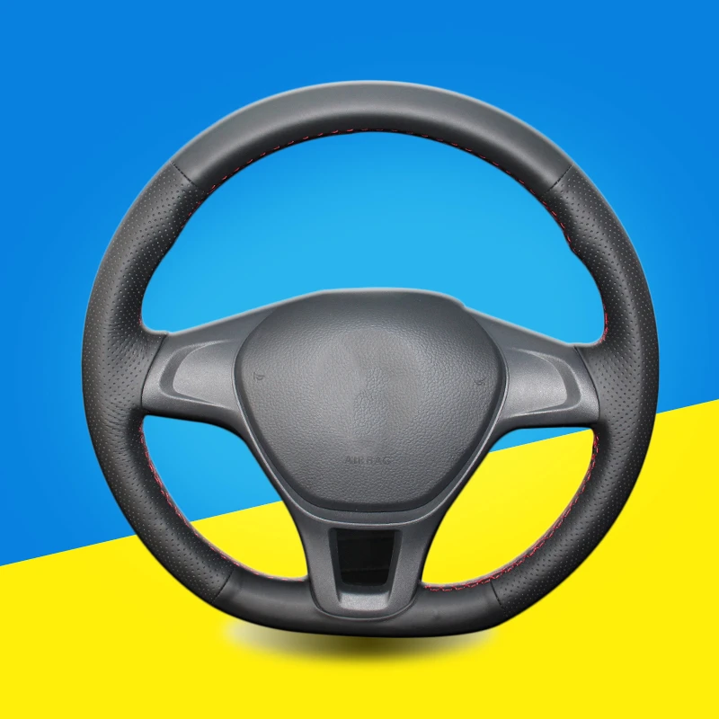 Авто оплетка на руль Крышка для Volkswagen VW Golf 7 Mk7 Новое поло 2014 2015 2016 2017 без