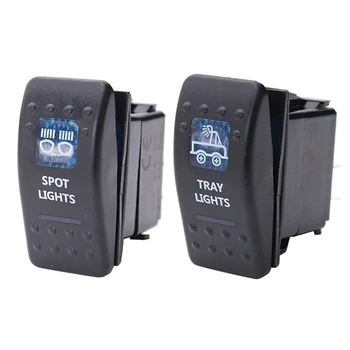 

Car Boat ARB Carling Dual LED Back Light Rocker Switch SPST ON-OFF 12/24V CE 10A 3 & 12V CAR MARINE BOAT RV TOGGLE ROCKER SWITCH