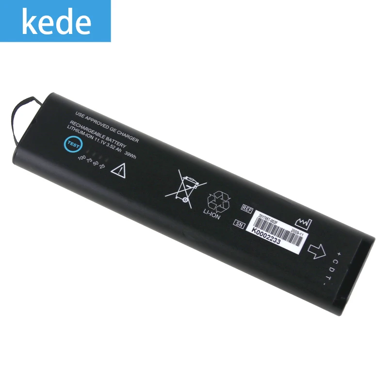 Kede SM201-6 Перезаряжаемые Батарея для GE DASH 3000 4000 5000 B20 B30 B40 B20I B30I B40I 11,1 V 3.52Ah/39WH