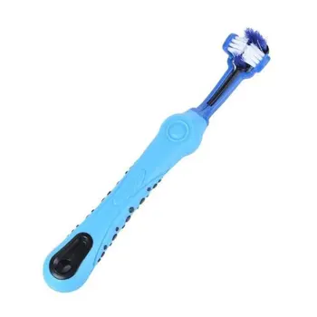 

Three-head Bifurcated Toothbrush Practical Suitable For Pet All-inclusive Shape Convenient Toothbrush