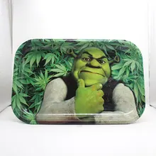 28cm*18cm Rolling Tray Papers Cigarette Smoke Smoking Accessories Tool Tobacco Storage Plate Discs for Herb Grinder