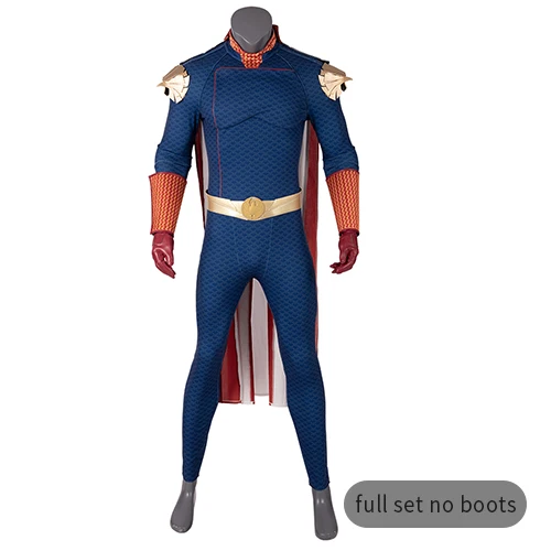 no boots Homelander/карнавальный костюм; одежда для мальчиков; антоний старр; комбинезон; костюмы на хэллоуин для мужчин - Цвет: no boots