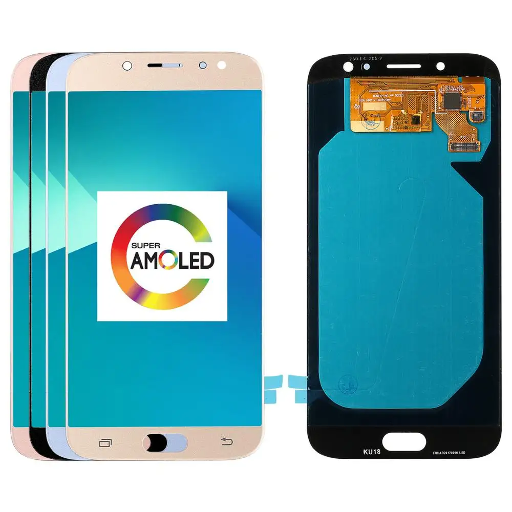 5 'ɺMOLED дисплей для SAMSUNG Galaxy J7 Pro J730 ЖК 2017 сенсорный экран дигитайзер J730F |