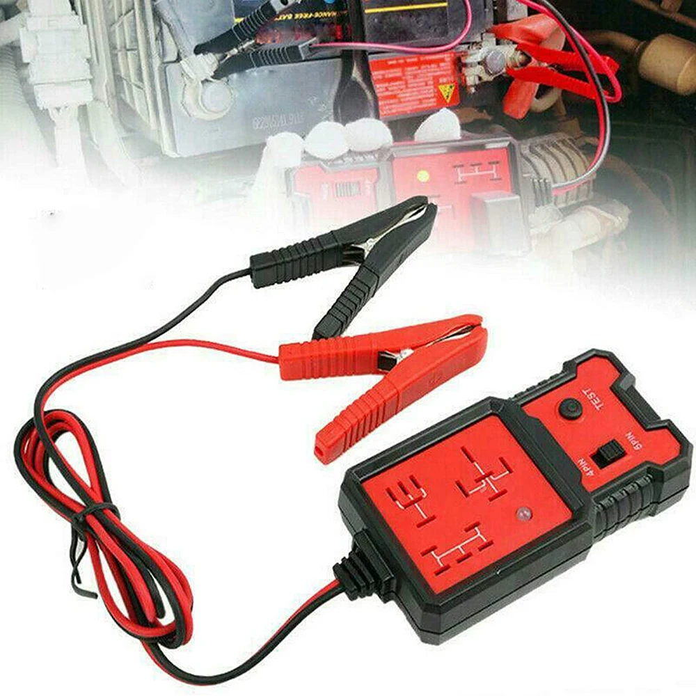 

Automotive Relay Tester 12V Car Battery and Alternator Checker Tester Analyzer Diagnostic Tool