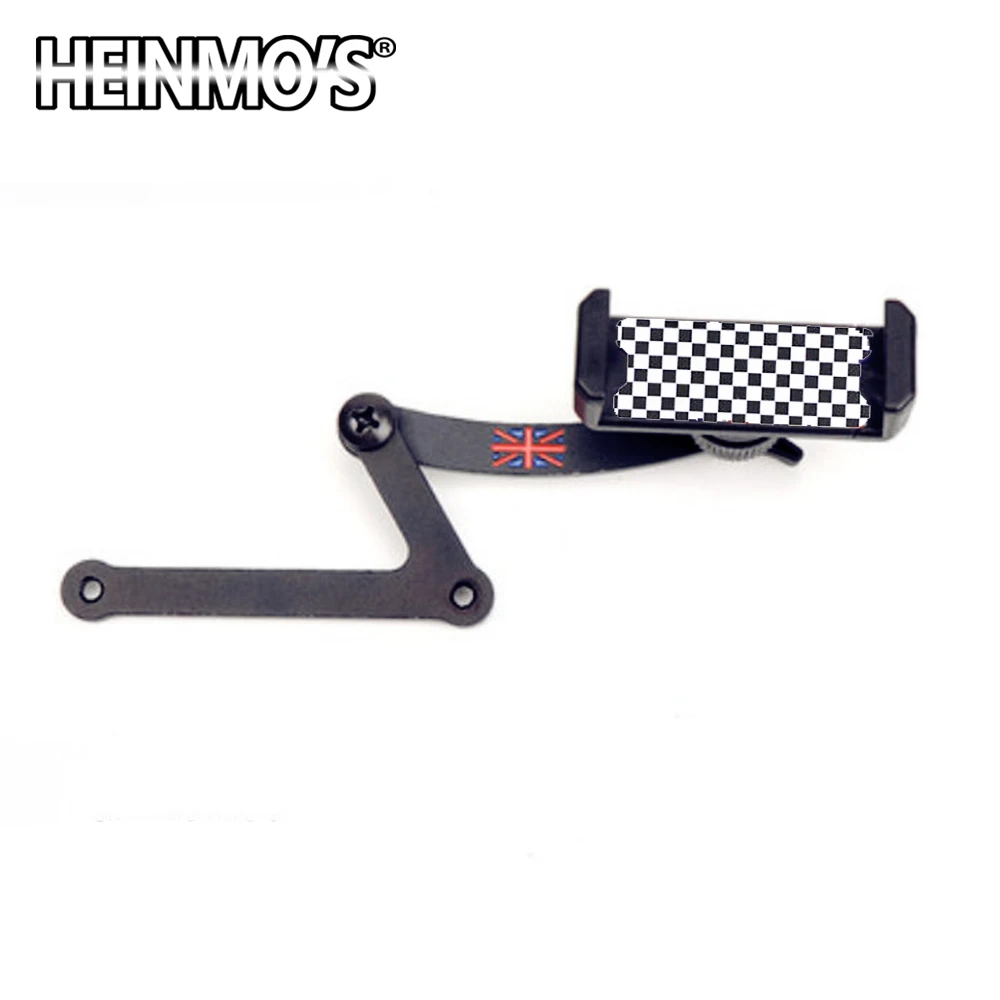 Автомобильный держатель для мобильного телефона Mini Cooper F54 F55 F56 F57 F60, держатель для мобильного телефона, украшение автомобиля, аксессуары для укладки - Название цвета: Checker (1)