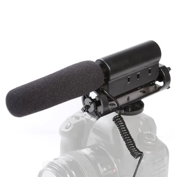 

Photography Interview Multipurpose Condenser Video Recording Vlogging Microphone Shockproof Universal For Nikon DSLR Camera